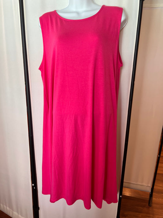 Pink Tank Dress PLUS PRETTY
