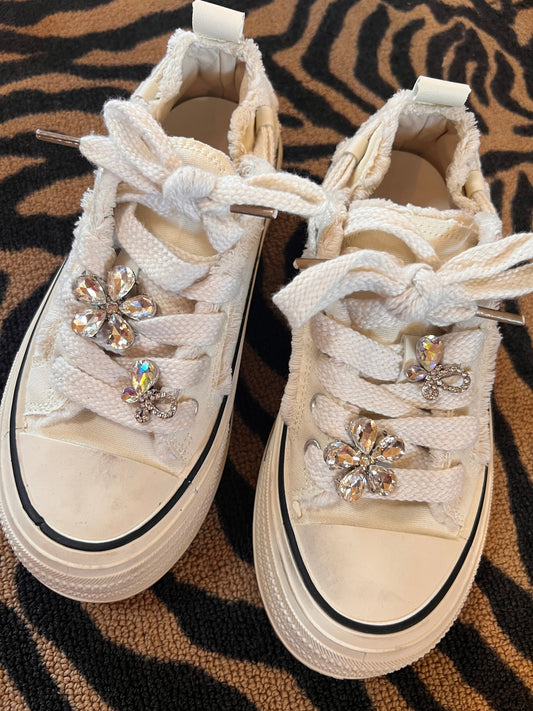 Crystal Shoe Charms - Set of 4
