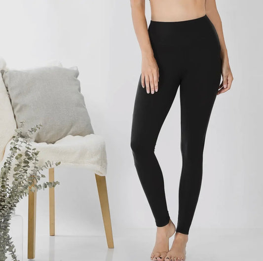 Black Microfiber Leggings